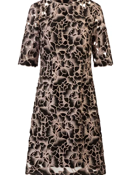 Kraimod Koktejl obleka bež črna