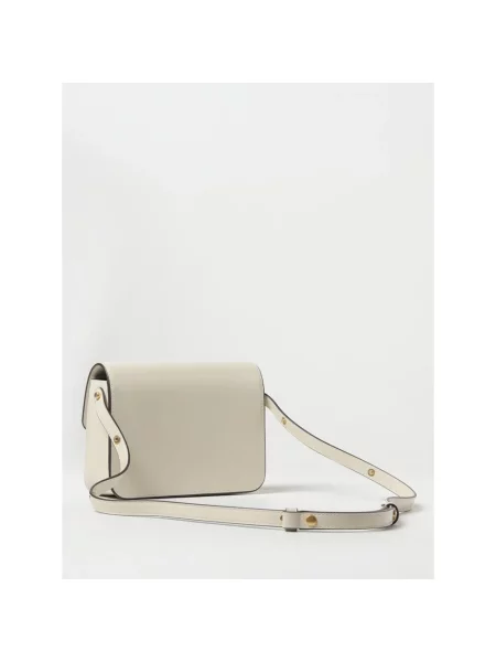 Torebka skórzana Tory Burch elegancka biała