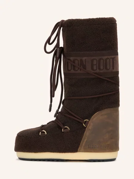 Śniegowce Moon Boot z nubuku