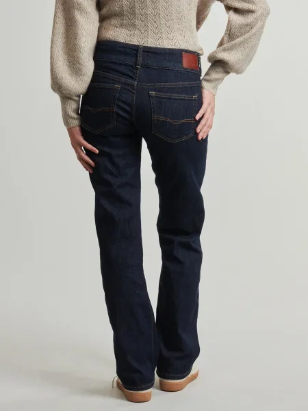 Blugi drepți Pepe Jeans albastru