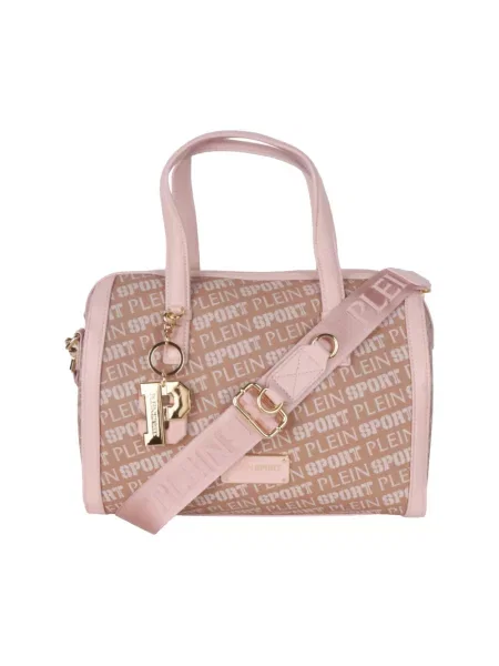 Torebka crossbody Plein Sport ze skóry ekologicznej elegancka czerwona