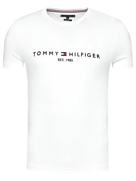 Majica Tommy Hilfiger s autogramom bijela