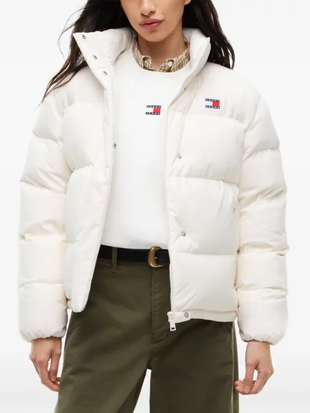 Geacă cu puf Tommy Hilfiger cu glugă