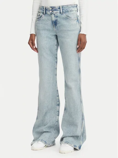 Tommy Jeans Τζιν Sia Ανοιχτό Bootcut Fit μπλε