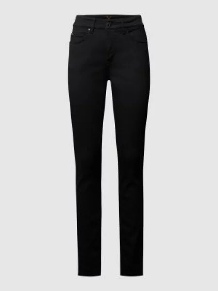 Jeansy z farbowanego denimu o kroju Dream Skinny Mac czarne