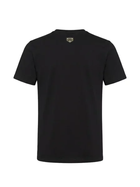 Tricou Philipp Plein din jerseu negru