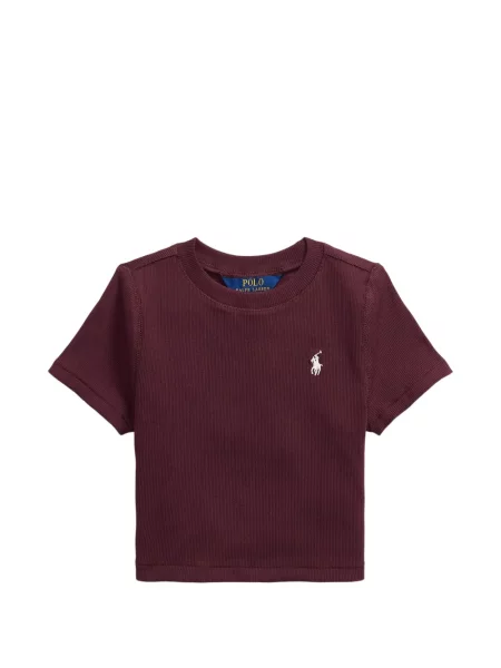 Koszulka polo dziecięca Polo Ralph Lauren czerwona