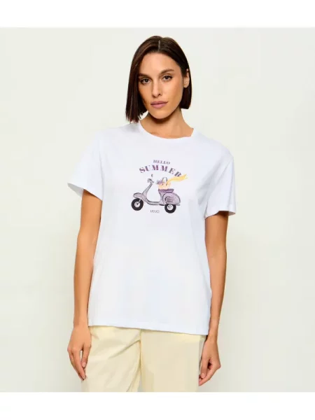 Liu Jo Tricou Love in the sun alb