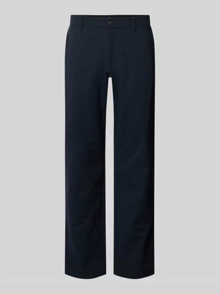 Spodnie w kroju slim fit z z tyłu Mcneal granatowe