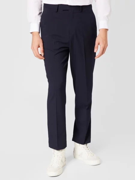 BURTON MENSWEAR LONDON Pantaloni cu dungă bleumarin