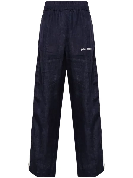 Pantaloni Palm Angels alergare albastru