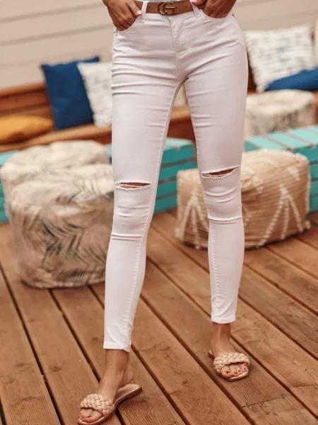 Kavbojke Fasardi bela