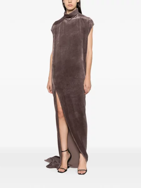 Μάξι φόρεμα Rick Owens πράσινο