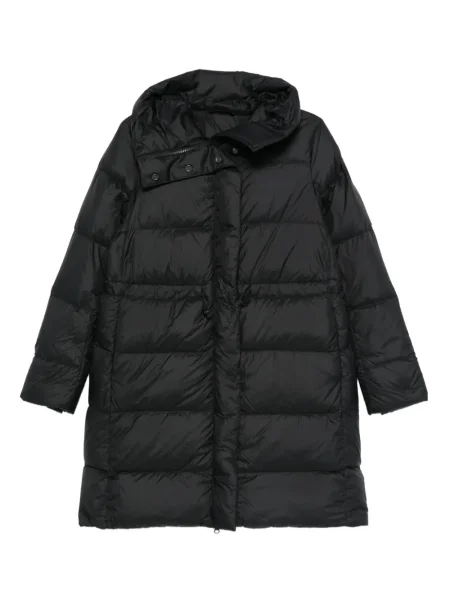Palton Canada Goose cu glugă negru