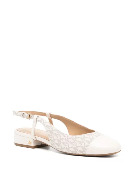 Sandale Michael Kors cu perle alb