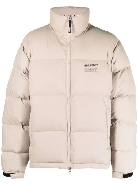 Яке Axel Arigato с принт кафяво