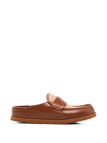 Papuci tip mules Birkenstock maro