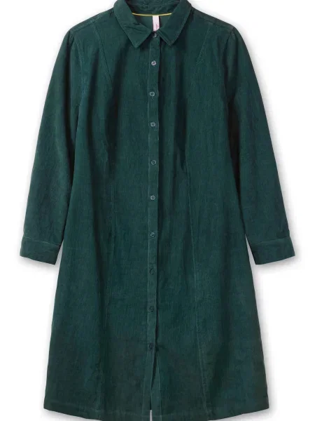 SHEEGO Rochie tip bluză închis verde