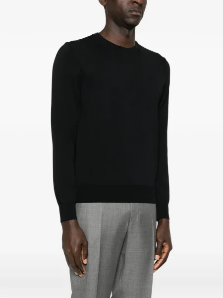 Pulover Canali tricotate negru