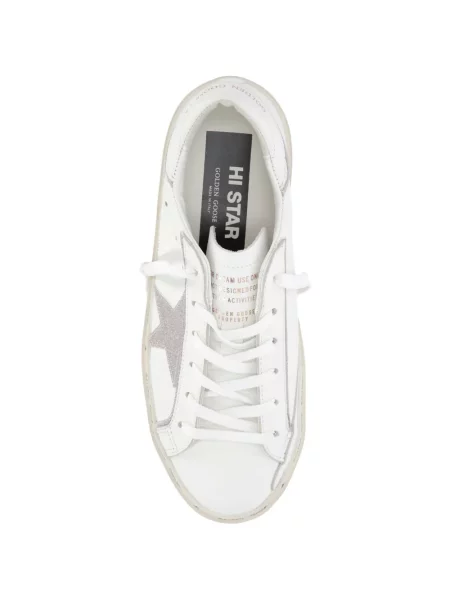 Sneakerși Golden Goose din piele alb