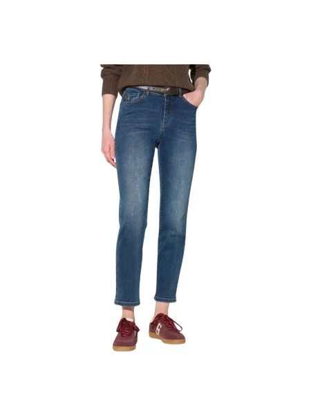 Jeansy straight leg Janice niebieskie