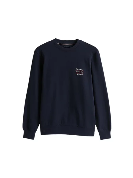Bluza Tommy Hilfiger z logo niebieska