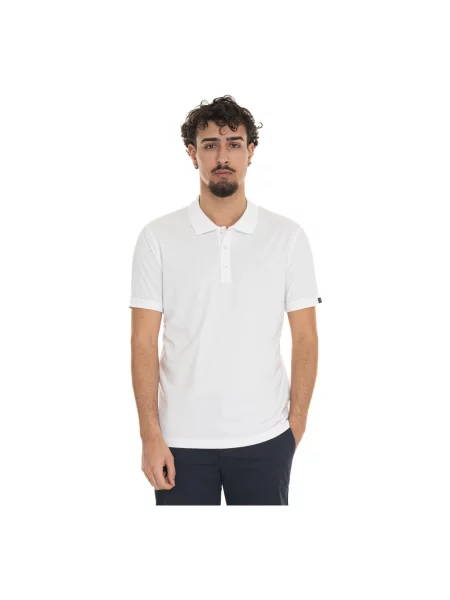 Koszulka polo Fay z logo biała