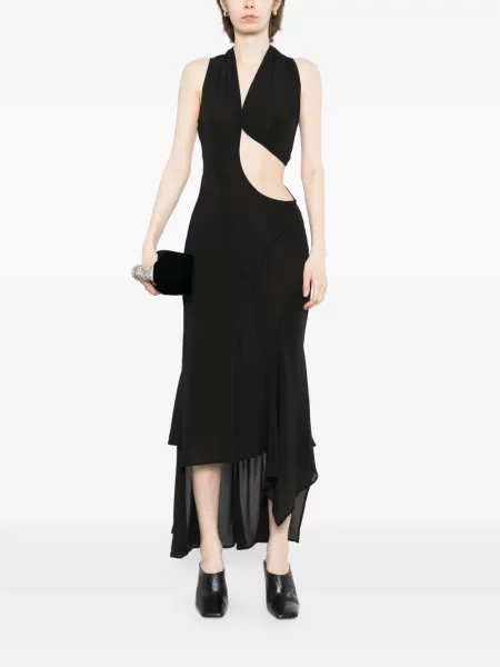 Rochie Yehuafan asimetrică negru