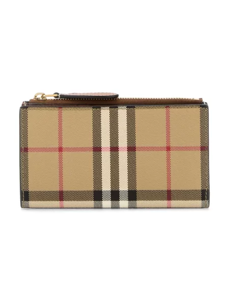 Portfel Burberry z nadrukiem beżowy