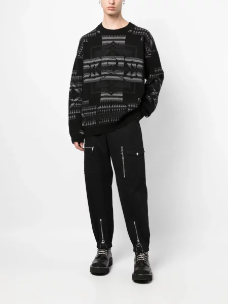 Sweter Mastermind World z kaszmiru czarny