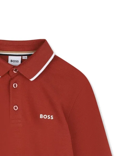 Koszulka polo dziecięca Bosswear czerwona
