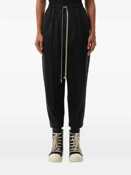 Pantaloni Rick Owens cu cordon negru