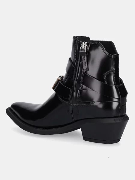 Кожаные ботинки Pinko черные