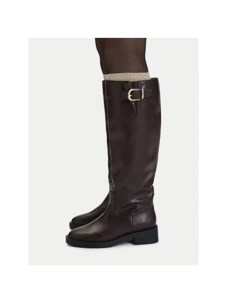 Kozaki Nine West brązowe