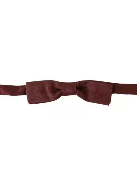 Jedwabny krawat Dolce And Gabbana brązowy