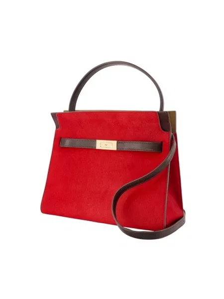 Torebka Tory Burch skórzana czerwona
