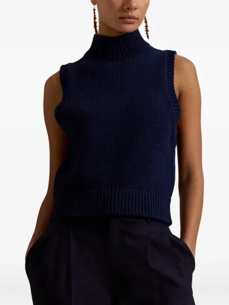 Велурени бягане с яка чорапи Polo Ralph Lauren синьо