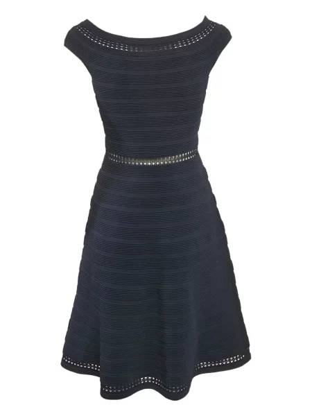 Rochie midi Sandro ajurata albastru