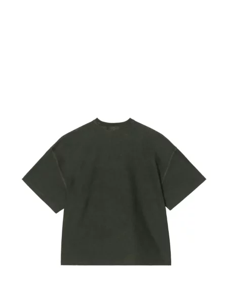 Tricou Carhartt Wip cu broderie verde