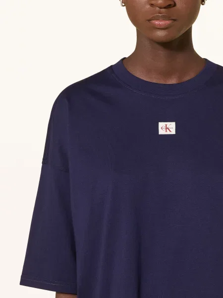 Calvin Klein Jeans Oversized Tričko tmavě modrá