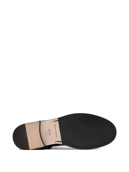 Pantofi Officine Creative cu șireturi din piele negru