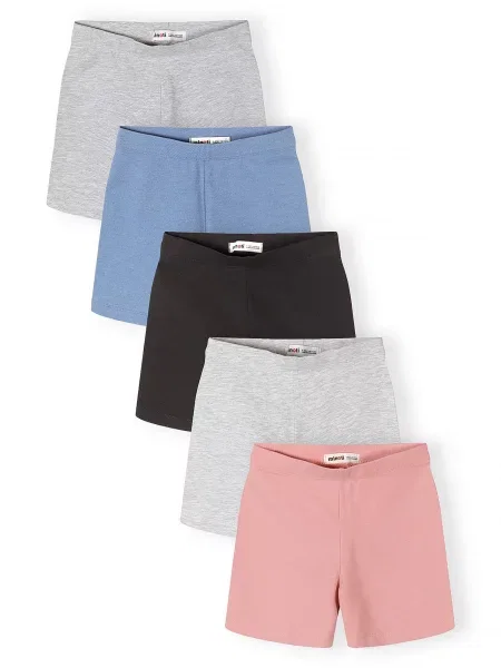 MINOTI Leggings azuriu / gri deschis / gri amestecat / roz pal negru