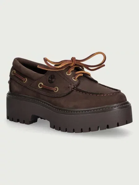 Timberland női nubuk mokaszin Stone Street barna