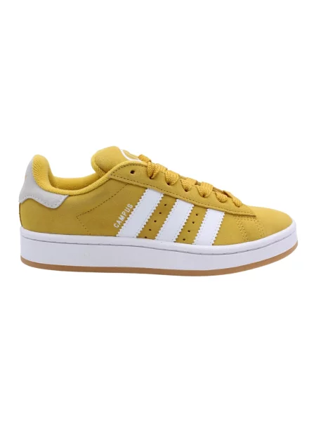 Sneakersy Adidas Campus zamszowe retro żółte