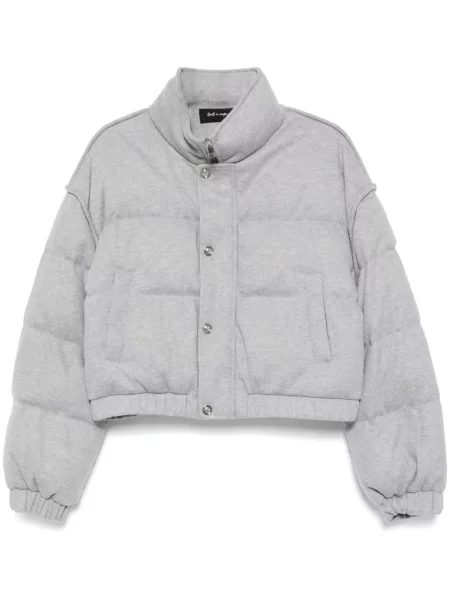 Kurtka puchowa Tout A Coup o krotszym kroju niebieska