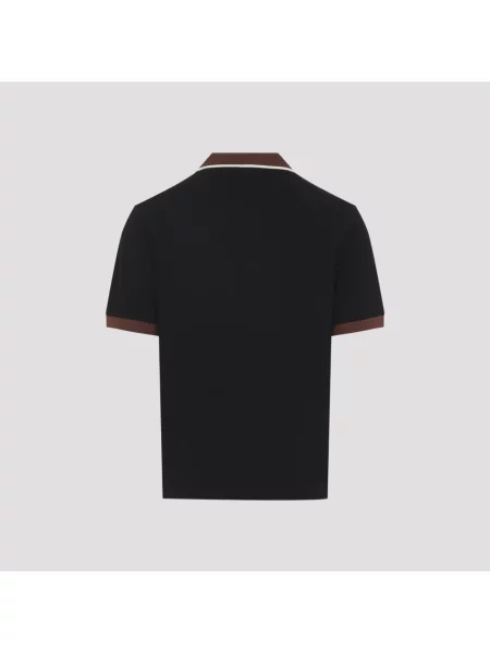 Tricou polo Marni cu imagine negru