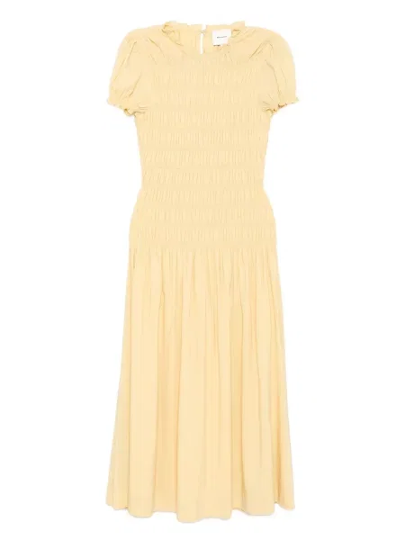 Sukienka Reformation garniturowa żółta