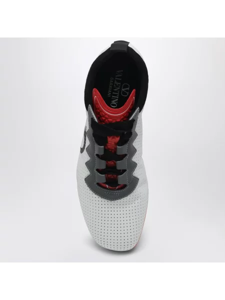 Lniane sneakersy Valentino Garavani białe