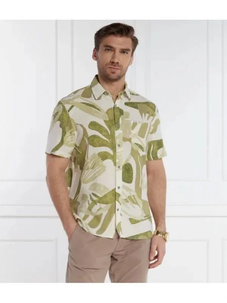 GUESS De in cămașă SS COLLIN INSIDE PRI verde