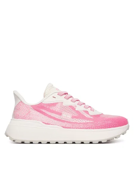 Sportcipők Tommy Jeans Tjw Sporty Knit Runner Krém
